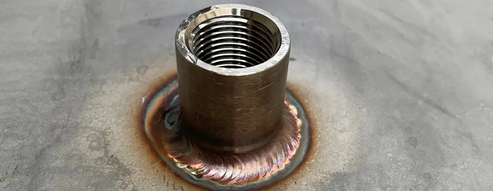 Stainless steel weld surface – pasivasyon öncesi